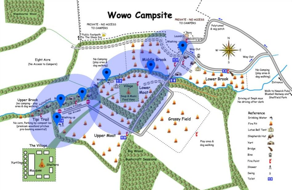 wifi coverage map at wowo campsite