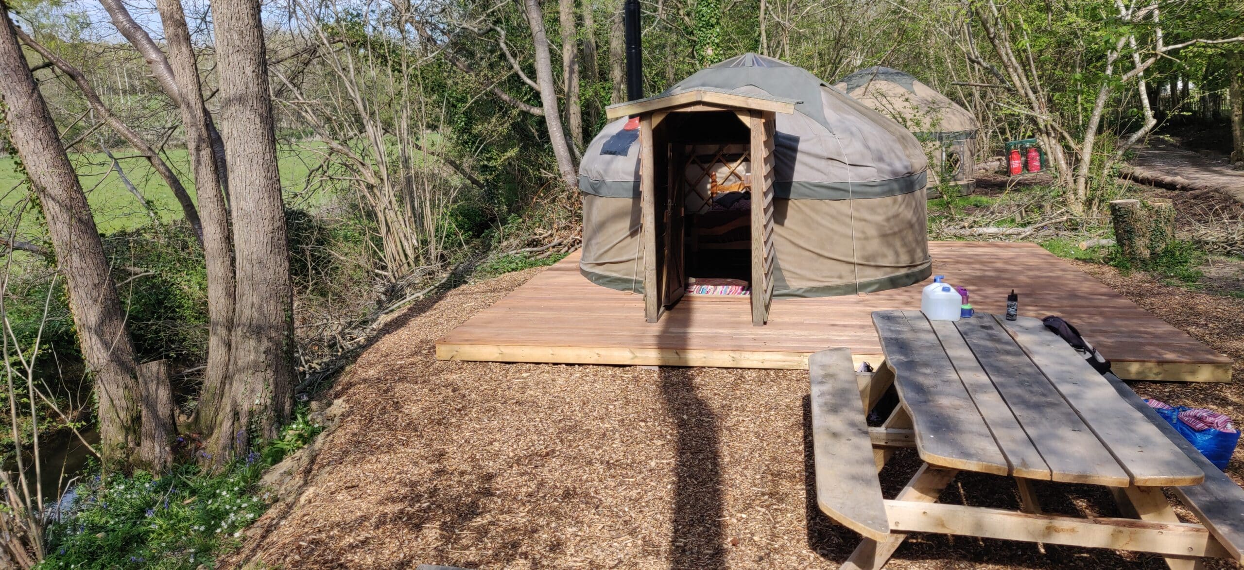 hobbit glamping yurts sussex, Campfires, camping workshops and Group camping