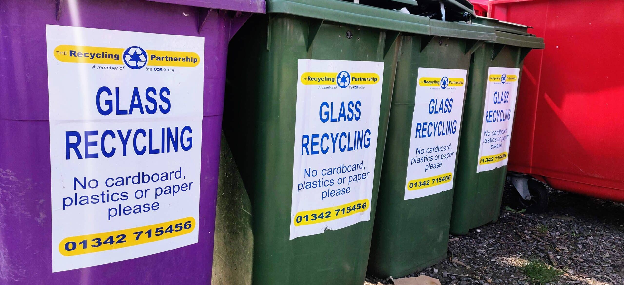 recycling and rubbish camping glamping sussex