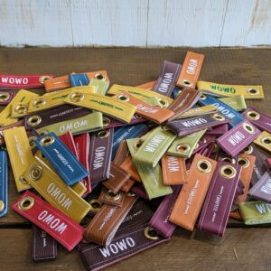 wowo campsite merchandise clothing leather lanyards