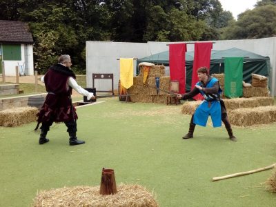 stage combat workshop at wowo campsite glamping camping workshops sussex